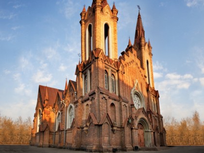 Фото: храмы и культовые сооружения, соборы и церкви, другие места, Костёл Преображения Господня, Красноярск