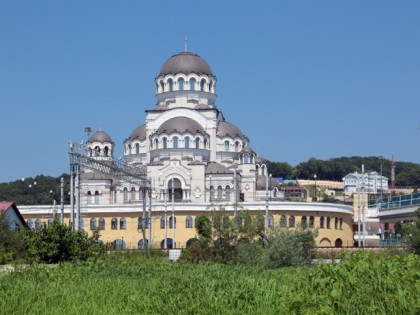 Фото: памятники архитектуры, храмы и культовые сооружения, соборы и церкви, другие места, Храм Нерукотворного Образа Христа Спасителя, Сочи