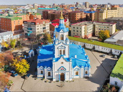 Фото: памятники архитектуры, храмы и культовые сооружения, соборы и церкви, другие места, Знаменский кафедральный собор, Тюмень