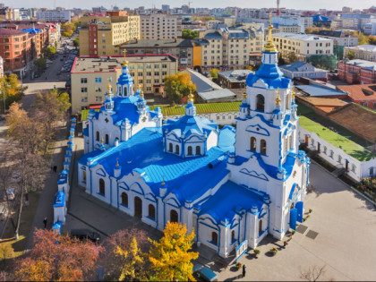 Фото: памятники архитектуры, храмы и культовые сооружения, соборы и церкви, другие места, Знаменский кафедральный собор, Тюмень